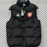 2026/27 ARS Black Cotton Vest Jacket  J3306 黑色