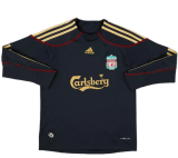 2009/2010 LIV Away Long Sleeve Retro Soccer jersey