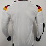 2026/27 Germany Home White Player Version Long Sleeve Soccer Jersey