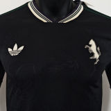 2025/26 JUV Third Black Player Version Long Sleeve Soccer Jersey