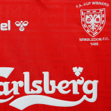 1988/1989 Wimbledon Away Red Retro Soccer Jersey 温布尔登