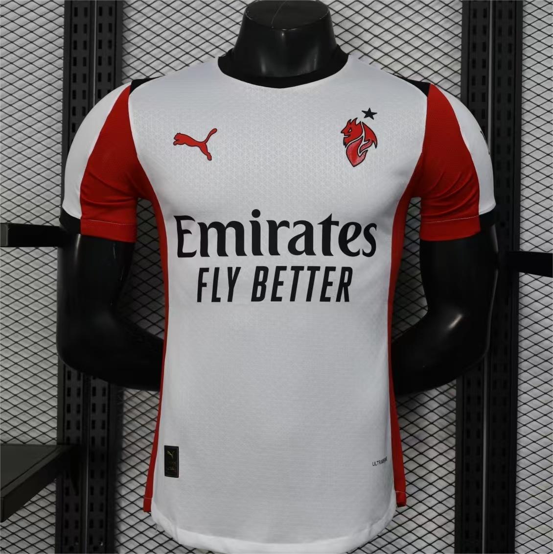 2025/26 AC Milan Visitante White Versión Jugador