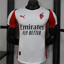 2025/26 AC Milan Away White Player Version Soccer Jersey