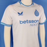 2025/26 Club Brugge Away White Fans Soccer Jersey