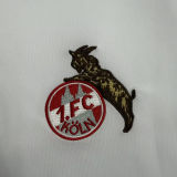 1976/1977 1. FC Köln Home White Retro Soccer Jersey