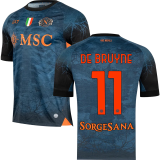 DE BRUYNE #11 Napoli Napoli Halloween Jersey 2025/26 (Have Champion Patch 胸前章 And SORGESANA 号下广告)