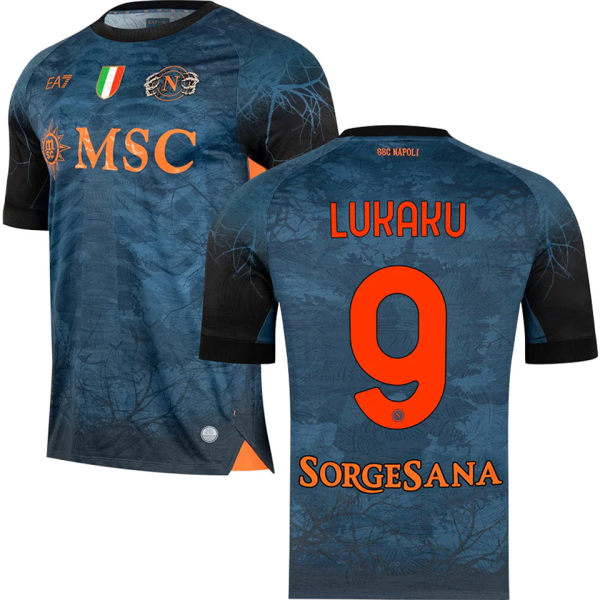 LUKAKU#9 Napoli  Napoli Napoli Halloween Jersey 2025/26 (Have Champion Patch 胸前章 And SORGESANA 号下广告)