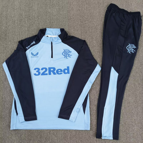 2026 Glasgow Rangers Blue Sweater Tracksuit