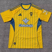2025/26 Albacete Third Yellow Fans Soccer Jersey 阿尔巴赛特