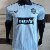 2025/26 AD x oasis #25 Blue Retro Style Player Version Soccer Jersey (Have No.25 带号码）