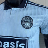 2025/26 AD x oasis #25 Blue Retro Style Player Version Soccer Jersey (Have No.25 带号码）