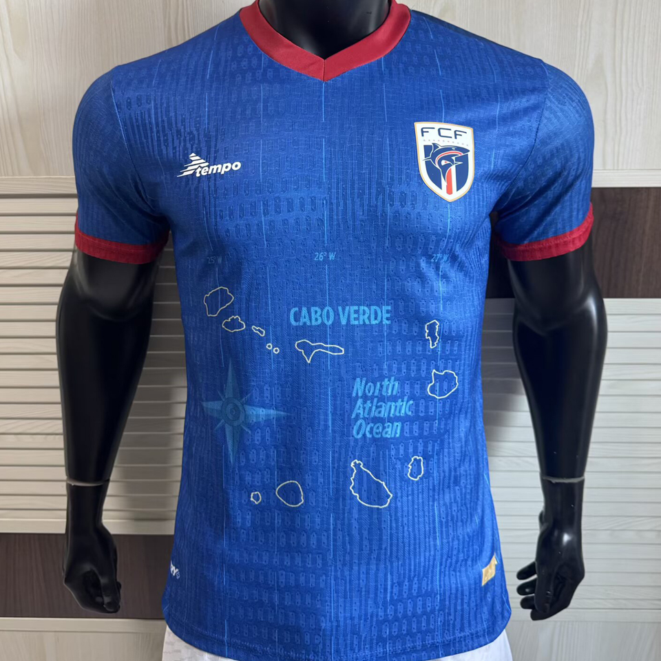 2025 Cabo Verde Local Blue Versión Jugador