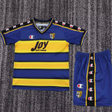 2001/2002 Parma Home Retro Kids Soccer Jersey