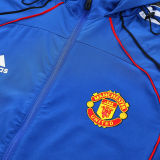 2026 M Utd Blue Windbreaker Jacket  （A Set）