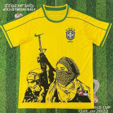 1998 Brazil Special Edition Retro Fans Soccer Jersey