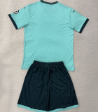2025/26 Wolves Away Blue Kids Soccer Jersey
