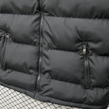 2026/27 AD Black Cotton Vest Jacket J5501 黑色带帽