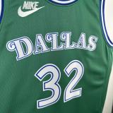 2026 Mavericks FLAGG #32 Green Retro NBA Jerseys