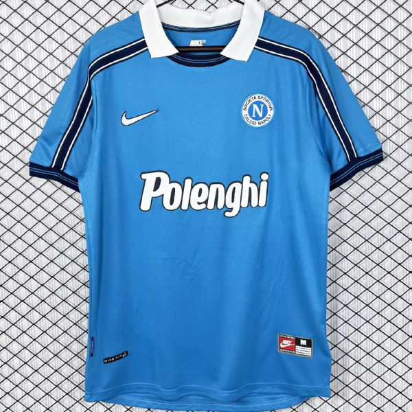 1998/1999 Napoli Home Blue Retro Soccer Jersey