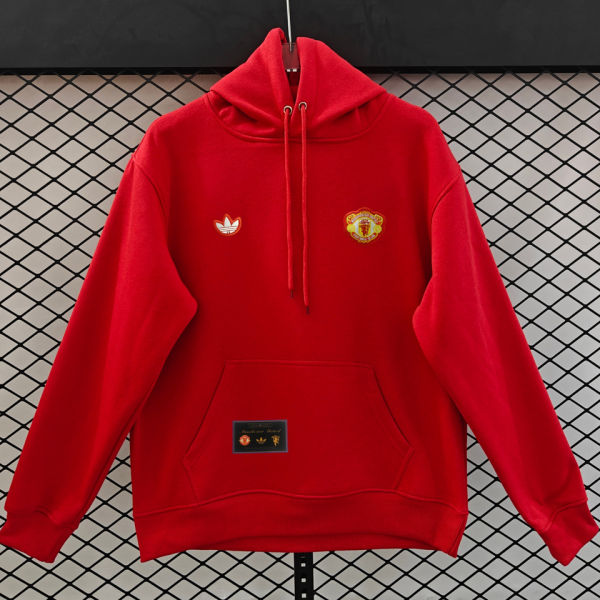 2026 M Utd Red Retro Style Hoody