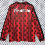 1995/1996 Frankfurt Home Red Black Retro Long Sleeve Jersey