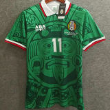 1998 Mexico Home Retro  Soccer Jersey