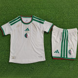 2026/27 Algeria Home White Player Version Kids Soccer Jersey 球员版童装