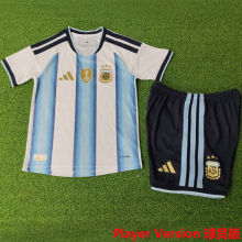 2026/27 Argentina Home Player Version Kids Soccer Jersey 球员版童装