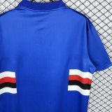 1993/1994 Sampdoria Home Retro Soccer Jersey