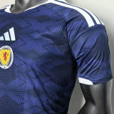 2026/27 Scotland Home Blue Player Version Soccer Jersey