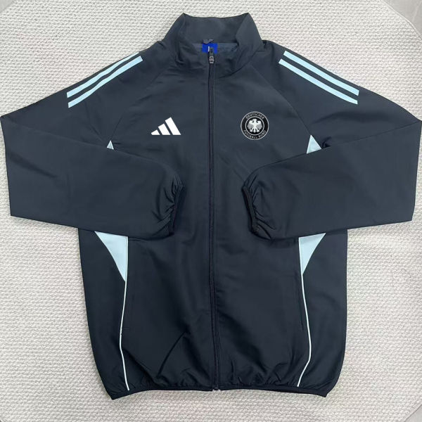 2026 Germany Black Windbreaker