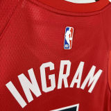 2023 Toronto Raptors INGRAM # 3 Red NBA Jerseys