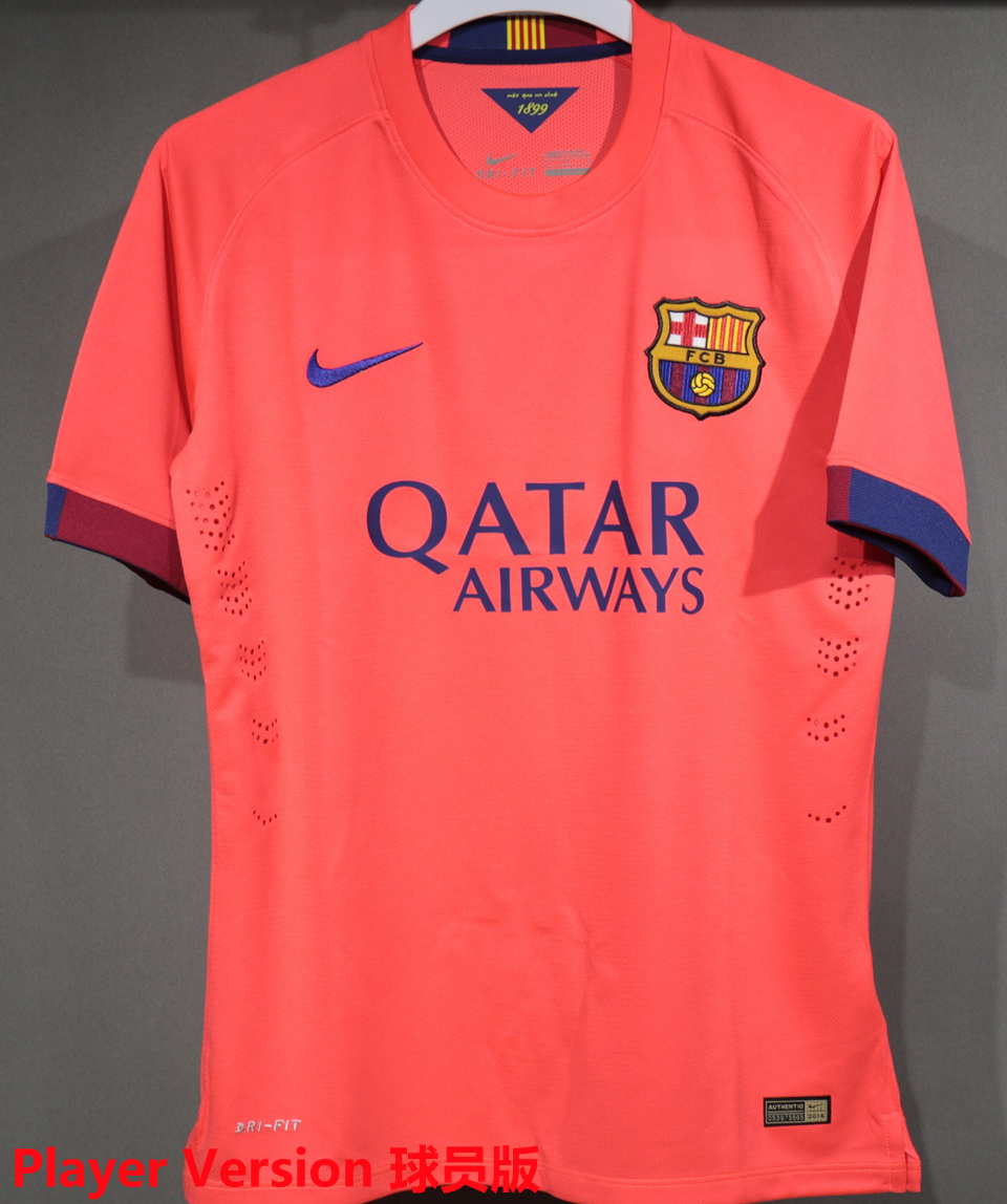 2014/15 FC Barcelona Visitante Retro