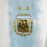 2019 Argentina Home Retro Player Version Soccer Jersey 球员版