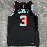 2026 Bulls GIDDEY #3 Black NBA Jerseys