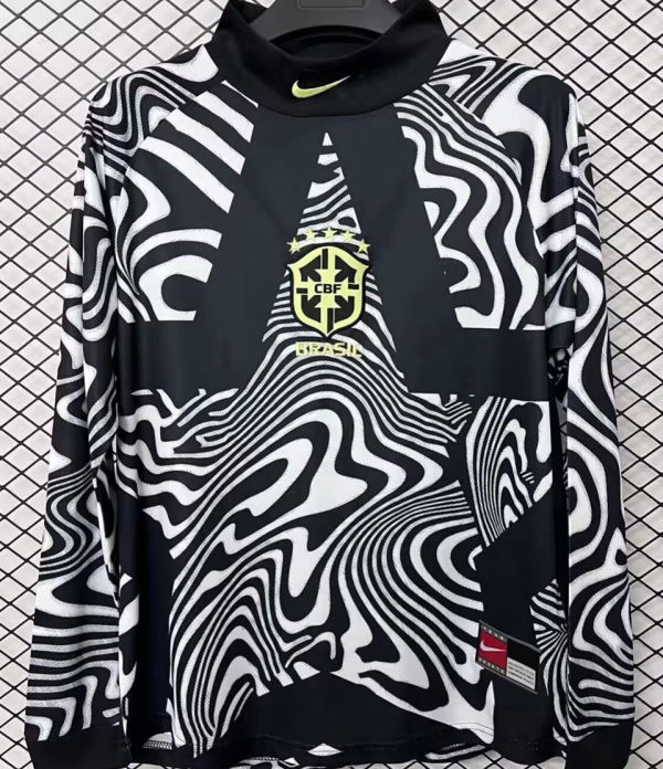 2026/27 Brazil Goalkeeper Long Sleeve Soccer Jersey