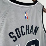 2026 Spurs DEROZAN #10 Grey NBA Jerseys