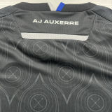 2025/26 AJ Auxerre Away Black Fans Soccer Jersey