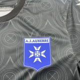 2025/26 AJ Auxerre Away Black Fans Soccer Jersey
