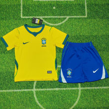 2026/27 Brazil Home Yellow Kids Soccer Jersey