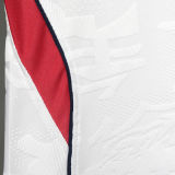 2026/27 England Home White Player Version Long Sleeve Soccer Jersey