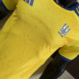 2026/27 Ukraine Home Yellow Player Version Soccer Jersey