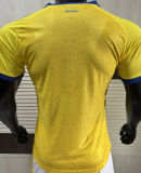 2026/27 Ukraine Home Yellow Player Version Soccer Jersey