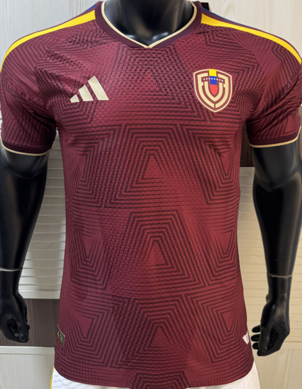 2026/27 Venezuela Home Red Player Version Soccer Jersey