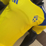 2026/27 Sweden Home Yellow Player Version Soccer Jersey