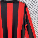 1977/1978 Nice Home Red Retro Long Sleeve Soccer Jersey