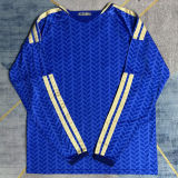 2026/27 Italy Home Blue Fans Long Sleeve Soccer Jersey