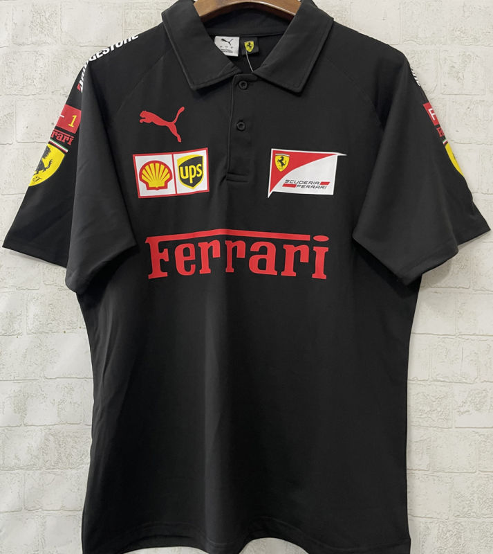2026 Ferrari Black F1 POLO Team T-Shirt