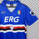 1991/1992 Sampdoria Home Retro Soccer Jersey