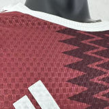2026/27 Qatar Home Red Player Version Soccer Jersey